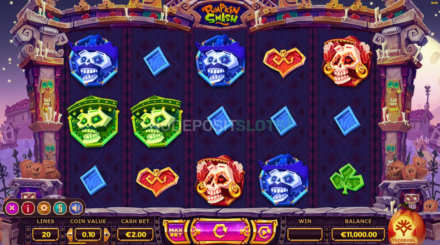 Pumpkin Smash Slot - Symbols